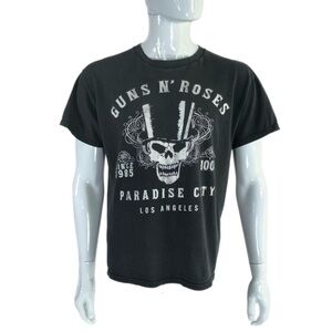 Bravado Men’s Worn Condition Black Guns N’ Roses Paradise City Tee